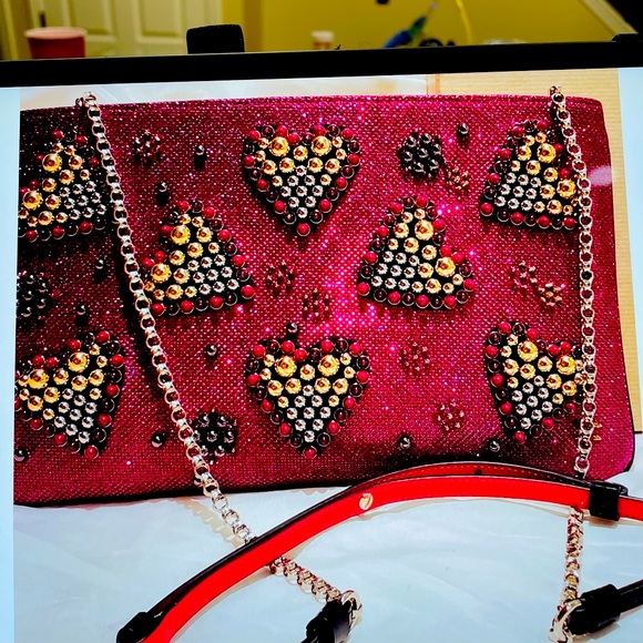 Christian Louboutin one of a kind beautiful unique clutch sold out everywhere. - Picture 3 of 3